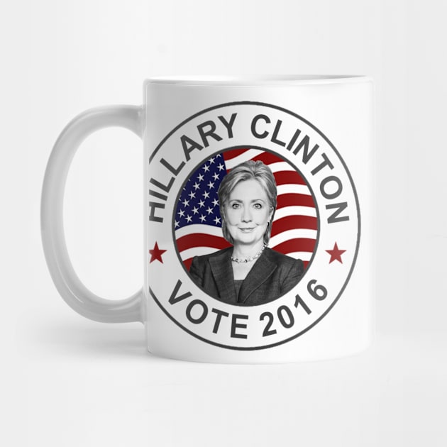 Hillary Clinton US Flag by ESDesign